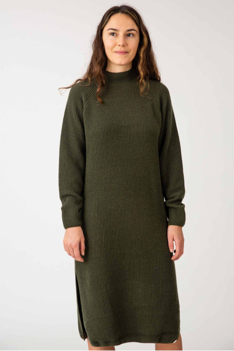 Knit Dress, Loden Green