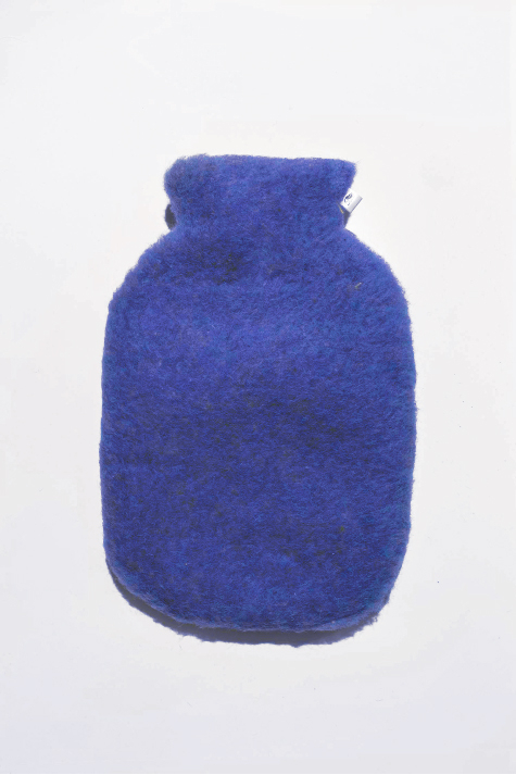 Hot Water Bottle, Cobalt Blue