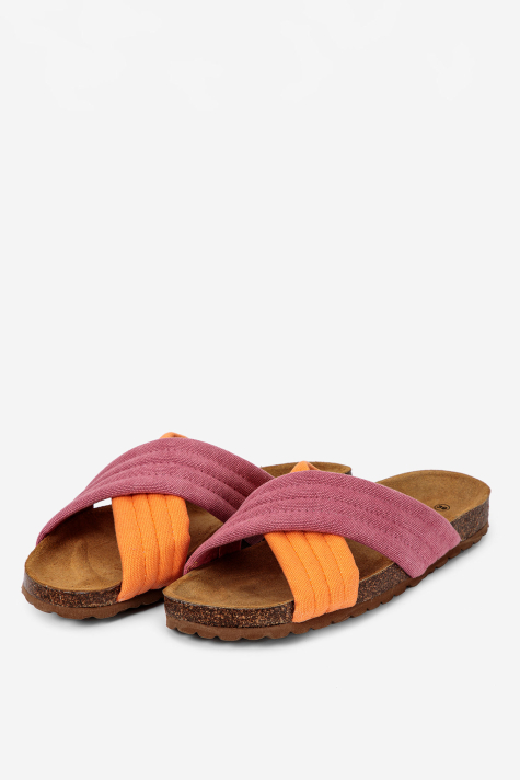 Crossover Sandals, Pink