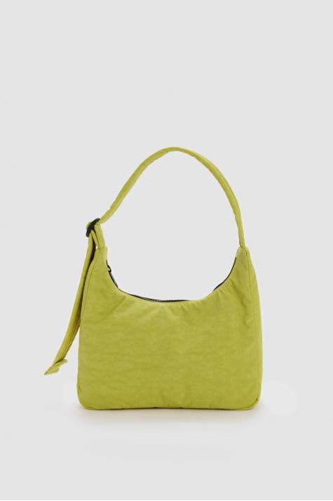 Nylon Shoulder Bag Mini, Lemongrass