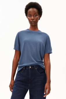 Fine Knit Tee SS, Dusty Moon