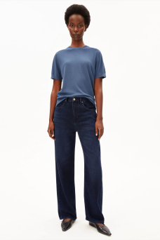 Fine Knit Tee SS, Dusty Moon