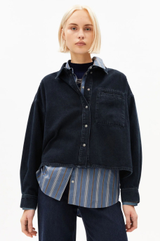 Nalaani Denim Blouse, Rinse