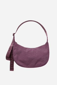 Nylon Crescent Bag M, Wild Plum