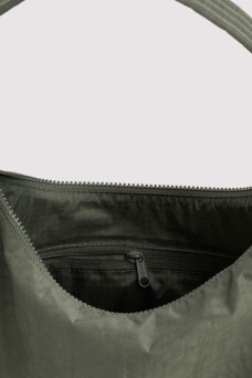 Nylon Shoulder Bag, Caper