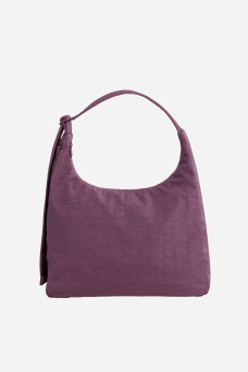 Nylon Shoulder Bag, Wild Plum