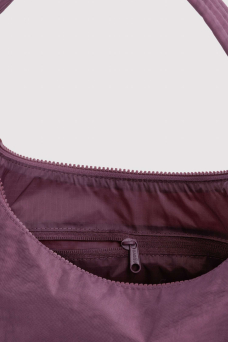 Nylon Shoulder Bag, Wild Plum