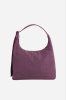 Nylon Shoulder Bag, Wild Plum