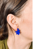 Flower Ear, Cobalt Blue
