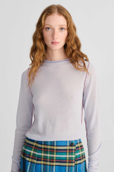 Turtleneck Jumper, Light Blue