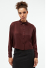 GB-Savannah Blouse, Wine Red