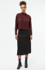 GB-Savannah Blouse, Wine Red