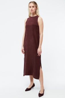 GB-Louise Dress, Wine Red