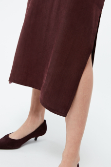 GB-Louise Dress, Wine Red