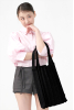 New Shoulder Bag, Black Glitter
