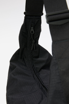 Grid Shoulder Bag, Black