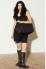 Grid Shoulder Bag, Black
