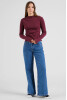 Ryd Rib Top, Fig Red