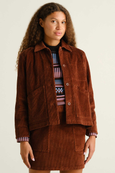 Stiby Cord Jacket, Cappuccino