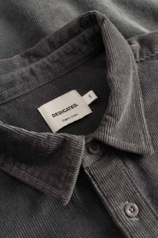 Varberg Cord Shirt, Rock Grey