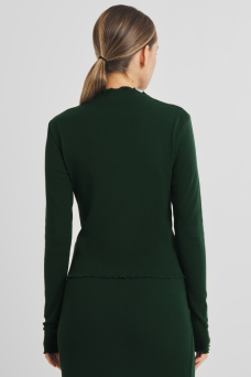 Ryd Rib Top, Dark Green