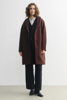 Formal Coat, Rosewood Brown