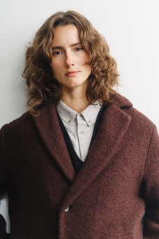 Formal Coat, Rosewood Brown