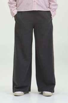 Rosa Pants, Black Melange