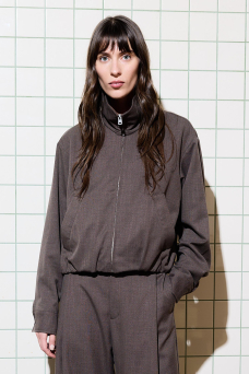 Enya Overshirt, Brown Mel.