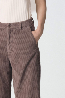 Lydia Jumbo Cord Pant, Taupe