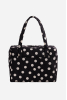 Cloud Carry On S, Black/Cream Polka Dot