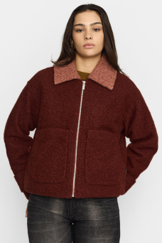 Short Jacket 77374, Rust