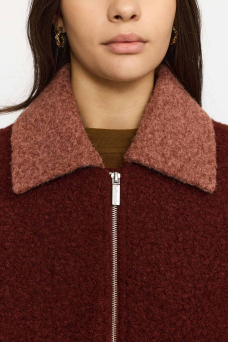 Short Jacket 77374, Rust