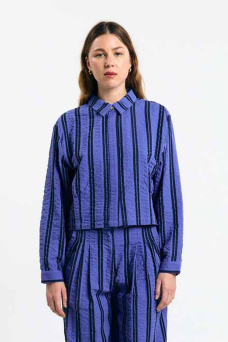 Raiva Shirt, Stripes Blue