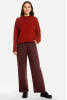 Pleated Trousers, Maroon