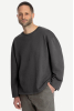 Fleece Shirt, Washed Black