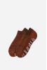 Pile Sockslipper, Brown/Black