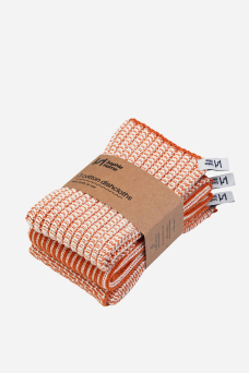 Dishcloths, Textured Orange