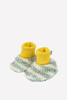 Slipper Socks, Boucle Aqua