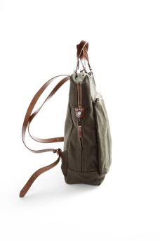 KBS Backpack Zip, khaki dark/brown