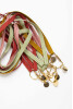 Keychain Clover, Halbrund Gold