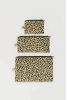 Flat Pouch Set, Honey Leopard