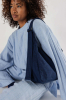 Nylon Shoulder Bag, Navy