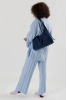 Nylon Shoulder Bag, Navy