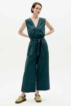 Winona Jumpsuit, Bottle Green