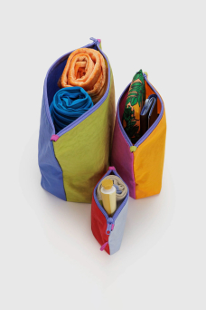 Go Pouch Set, Vacation Colorblock