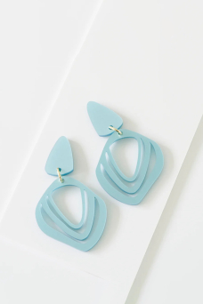 Iluska Earring, Pearly Blue