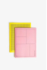 Booq Notebook, Pink/Yellow