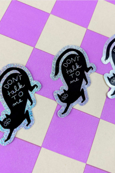 Sticker Glitzer, Dont Talk to Me