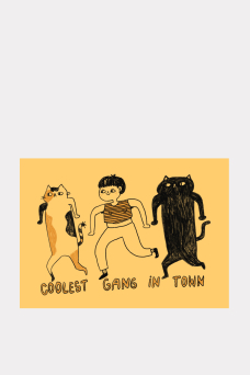 Postkarte, 36 Coolest Gang